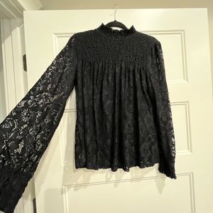 Women’s lace long sleeve blouse.